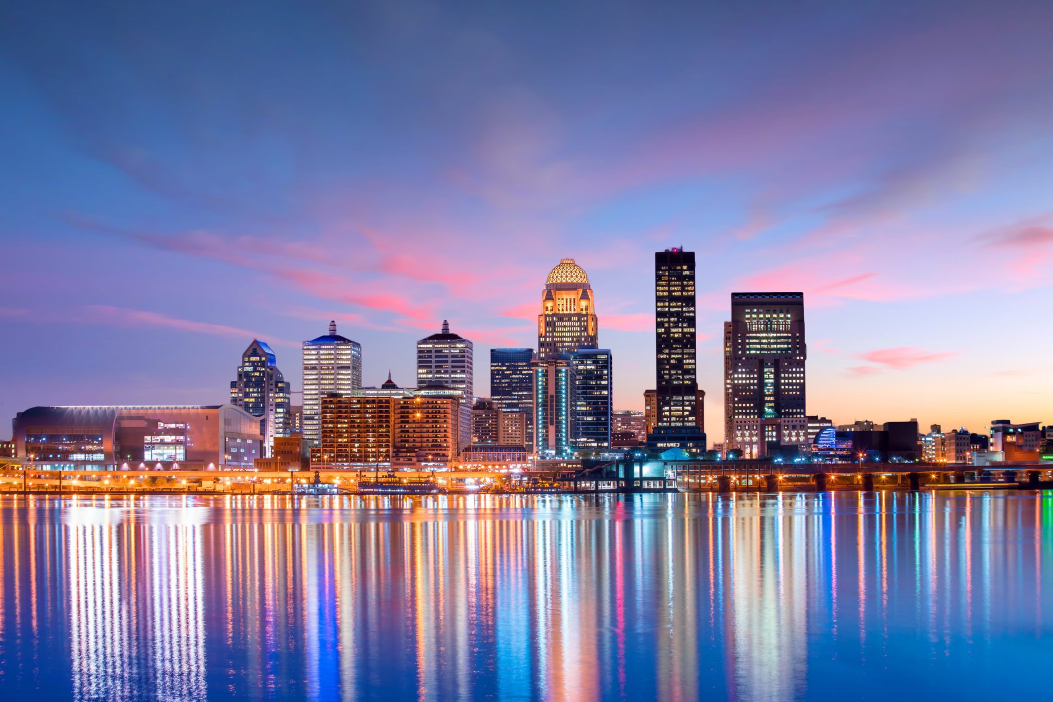 stunning scene of a beautiful city with high buildings