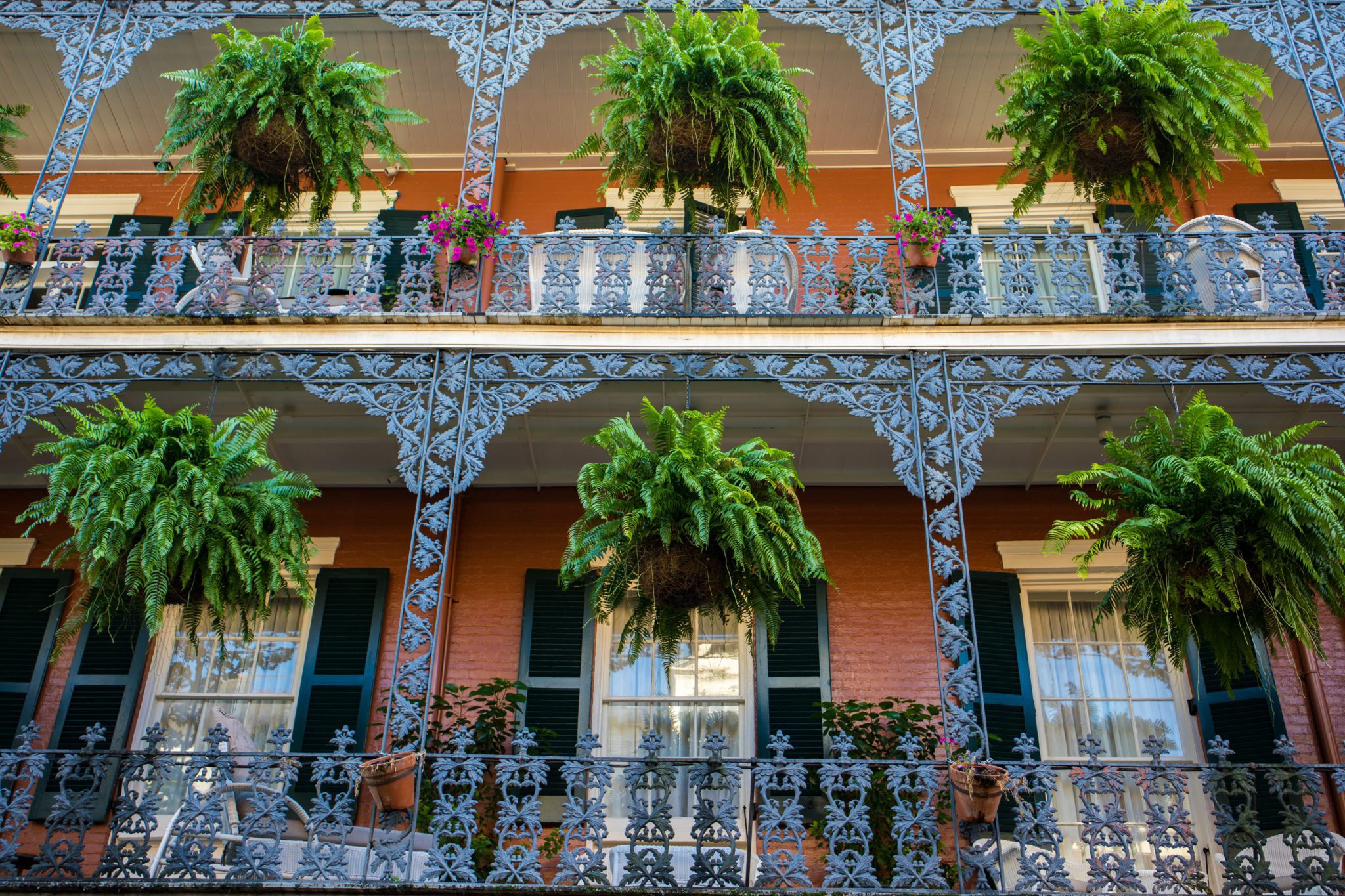 The beautful French Quarter in New Orleans, Louisiana